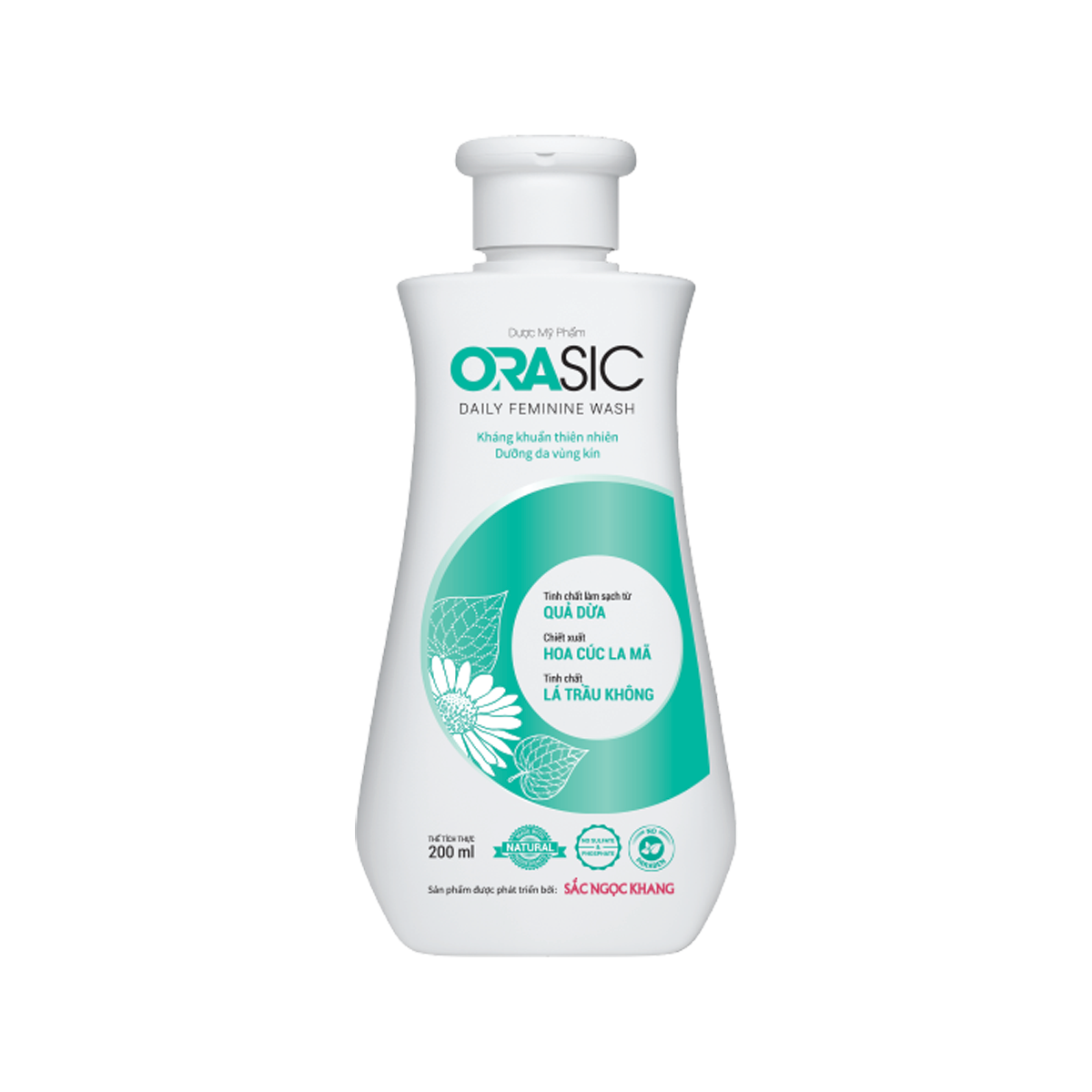 DUNG DỊCH VỆ SINH PHỤ NỮ ORASIC (CHAI 200ML)