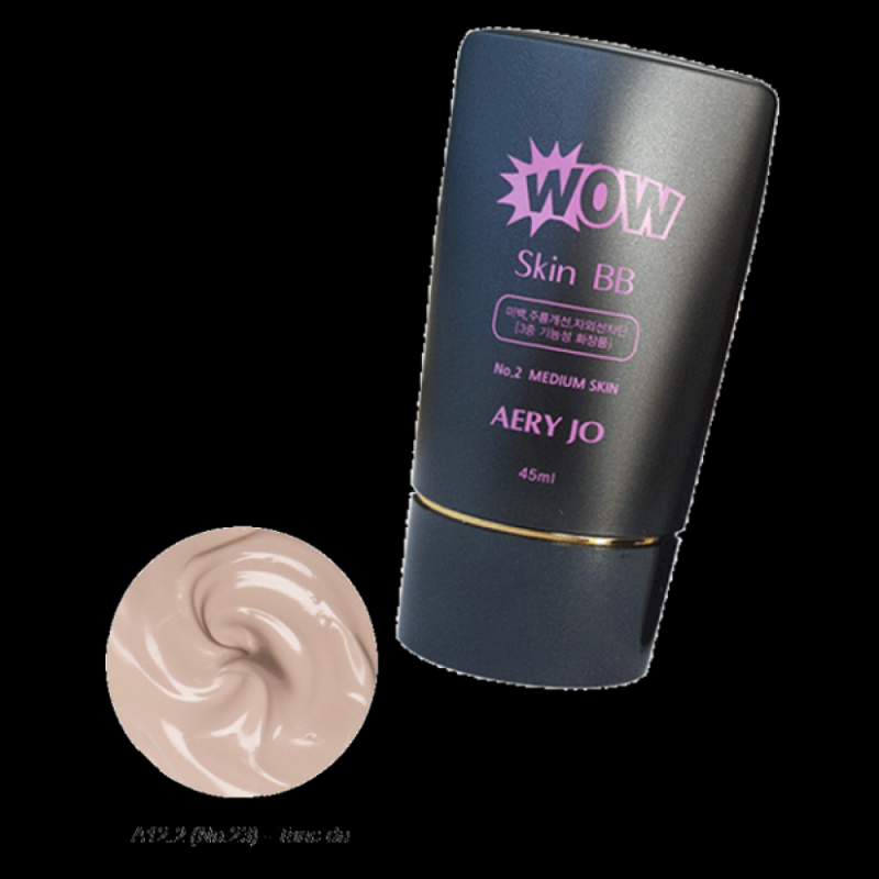 Milky Dress - Kem BB trang điểm chống nắng cao - Aery Jo Wow Skin BB No23 SPF 30PA +++ - tông da 45ml Tuyp