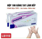 Hộp 100 găng tay TPE làm bếp (kiện 120 hộp)